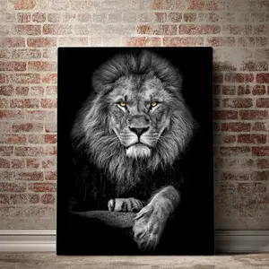 Golden Eyed Lion Wall Art Lion Wall Art Motivational Lion Wall Art Lion Print Lion Home Decor Print Decoration retro home decor