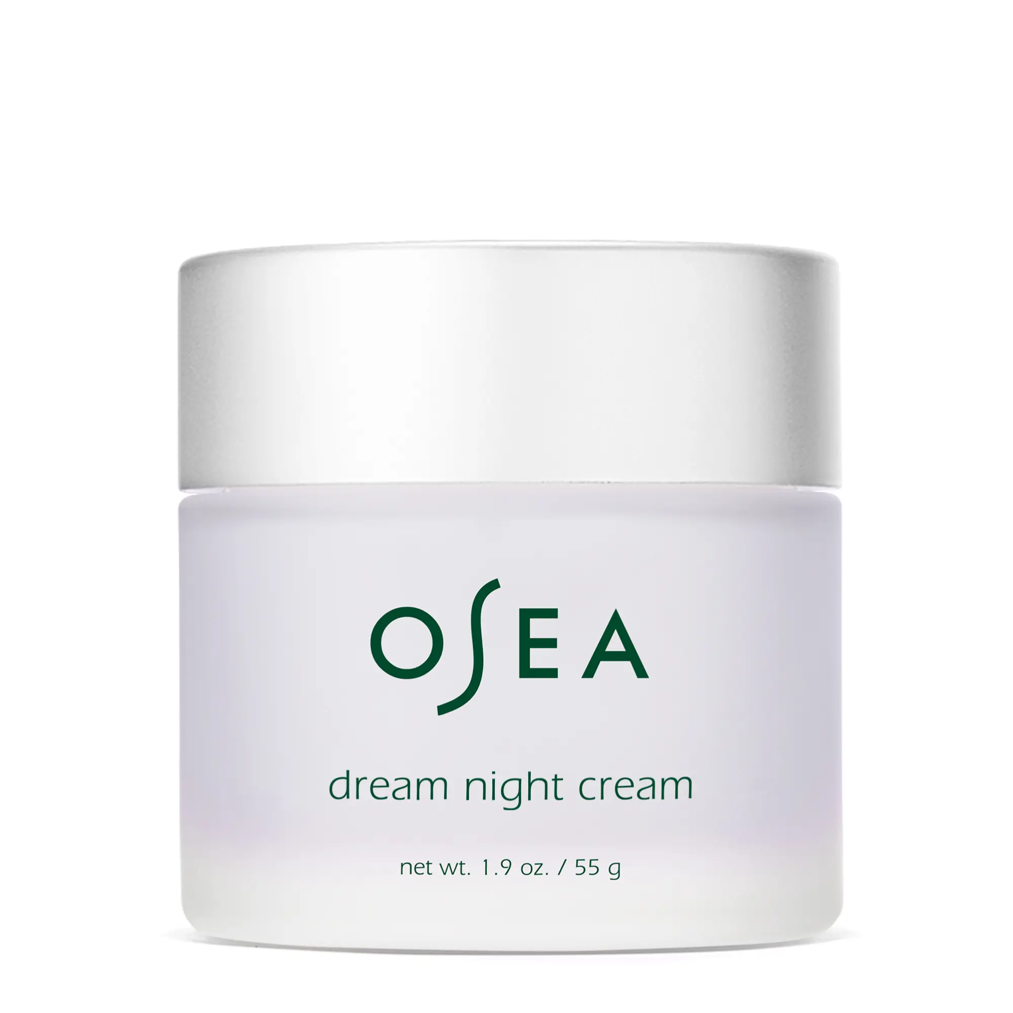 OSEA Dream Night Cream - Overnight Bio Retinol Moisturizer for Hydrating & All Skin Types 1.9 oz with Hyaluronic Acid & Exfoliant