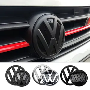 1/2Pcs Original Replacement Car Front Grille Logo Trunk Cover Sticker Accessories For Volkswagen VW Golf 7 MK7 2014 2015 2016 2017