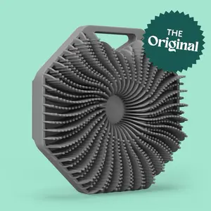 Antibacterial silicone body scrubber