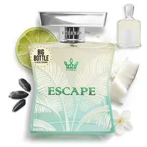 Eternal Escape - Inspired by Virgin Island Water - 3.4 oz (100ml) - EDP - Long-lasting - Vegan - Clean Ingredients - Unisex Perfume for Men & Women - 2000 sprays per bottle