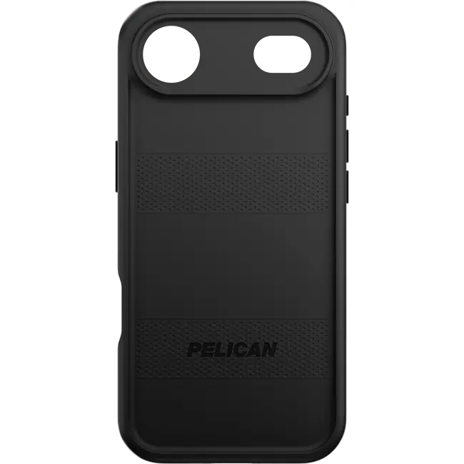 Pelican Protector Rubber MagSafe-Compatible iPhone Air Case - 16ft Military-Grade Drop Proof Anti-Drop Protection, Rugged Magnetic Shell Phone Accessory - Black