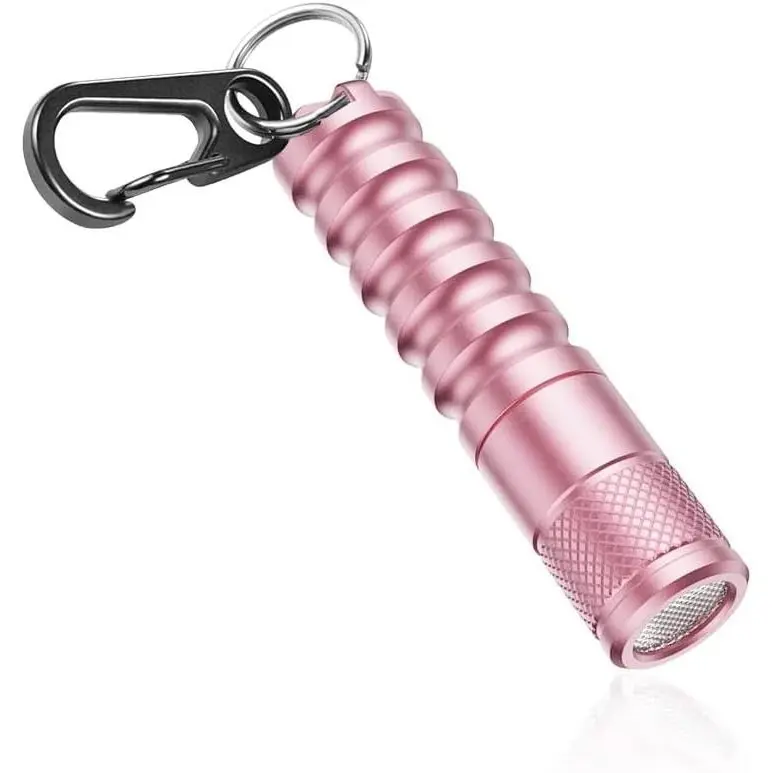 BY-042 Keychain Flashlight, 120 Lumens High Lumen Pocket EDC Flashlight, 36-Hour Runtime, IPX8 Waterproof Fashion Keychain Accessory, High Lumen Flashlights