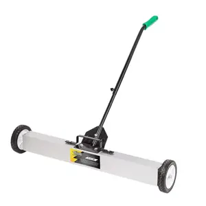 [FLASH SALE] 36" 55 LBS Capacity Rolling Magnetic Sweeper Floor Pickup with Release