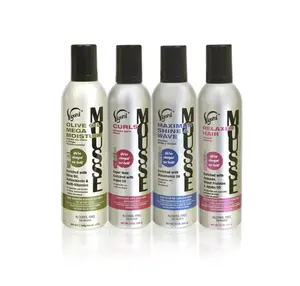 Vigorol Olive Oil Curls Mousse - 12oz Net Weight for Soft, Silky, High Definition Curls