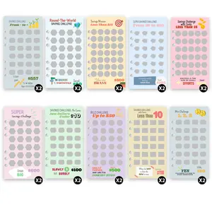WHEN PIGS FLY | A6 20 Scratch-Off Money Saving Challenge Sheets | Scratch to reveal. Save without overthinking.