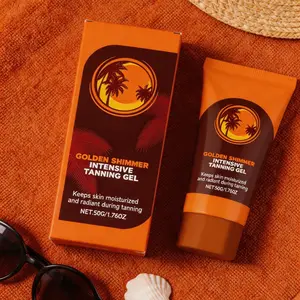 Outdoor Sun-Enhancing Bronzing Gel, Moisturizer for Skin Moisturizing, Nourishing, Shiny and Luminous Effects