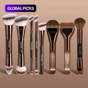 Maange Soft-Bristle Makeup Brush Set - Foundation, Blush, Powder, Eyeshadow, Highlighter, Concealer, Contour, Brow, Lash & Nose Shadow Brushes - Cosmetic Gift Box Set