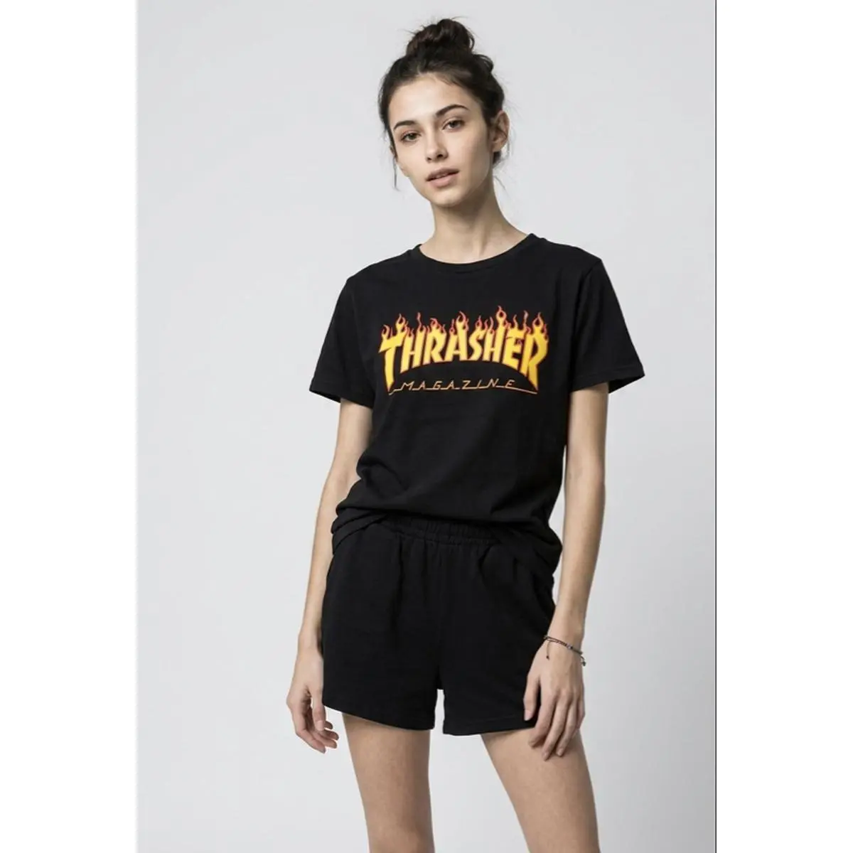 Thrasher Black 2-Piece Set for Women - Xs Size - Comfortable and Stylish Outfit - $14.98