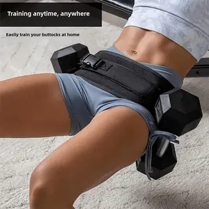Butt Bridge Training Belt, Dumbbell Hip Thrust Strap, Portable Weightlifting Band, Unisex Glute Fitness Belt, Sports Dynamic Assist, Workout Equipment