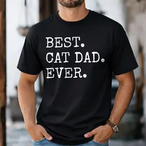 Bold “Best Dad Ever” Vintage Style Print, Casual Gift Apparel, For Fathers & Dads, T-Shirt Graphic, DL1201