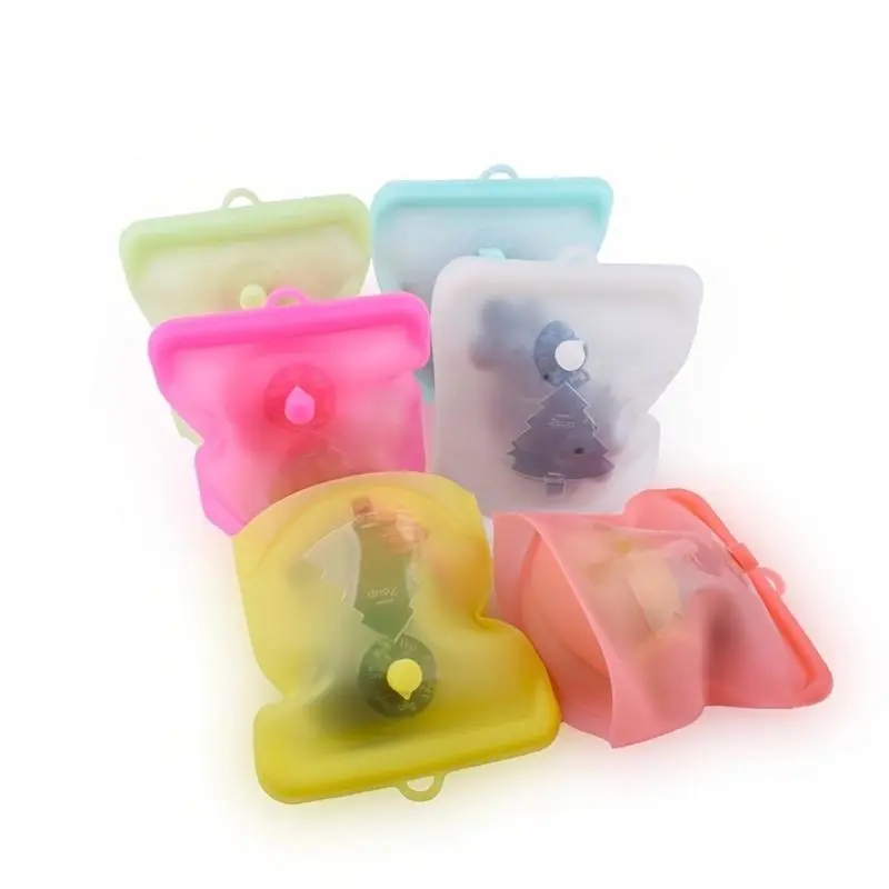 1pc Silicone Fresh-keeping Bag, Reusable Silicone Ziplock Food Bag With Day Of The Week