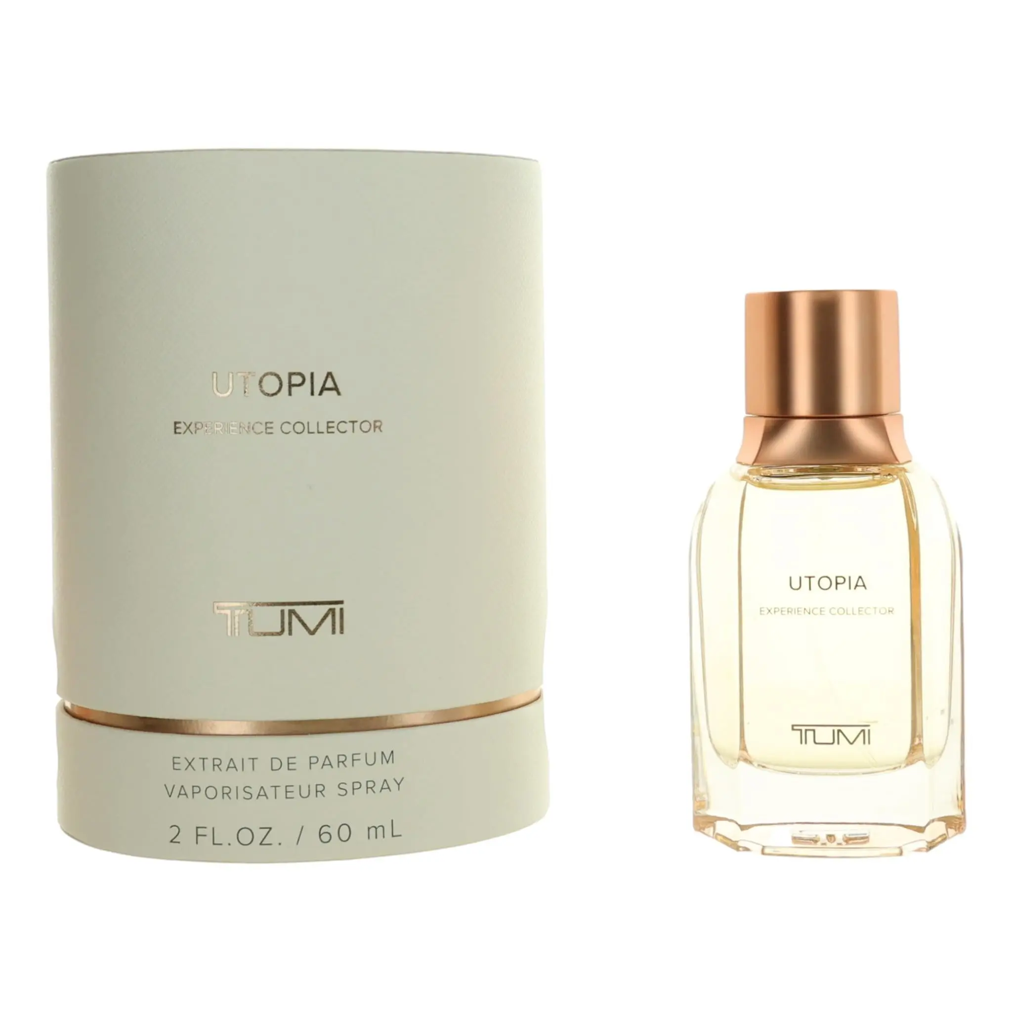 Women's Tumi Utopia Experience Collector - 2 oz Extrait de Parfum, Spicy Floral Fragrance with Pink Pepper Top Note, Jasmine & Vanilla Accents