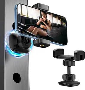Magnetic Phone Holder - Strongest Gym Phone Mount with 360 Adjustable Head Perfect Fitness Gift for iPhone and Android Users Workout Essentials，TikTokShopBlackFriday