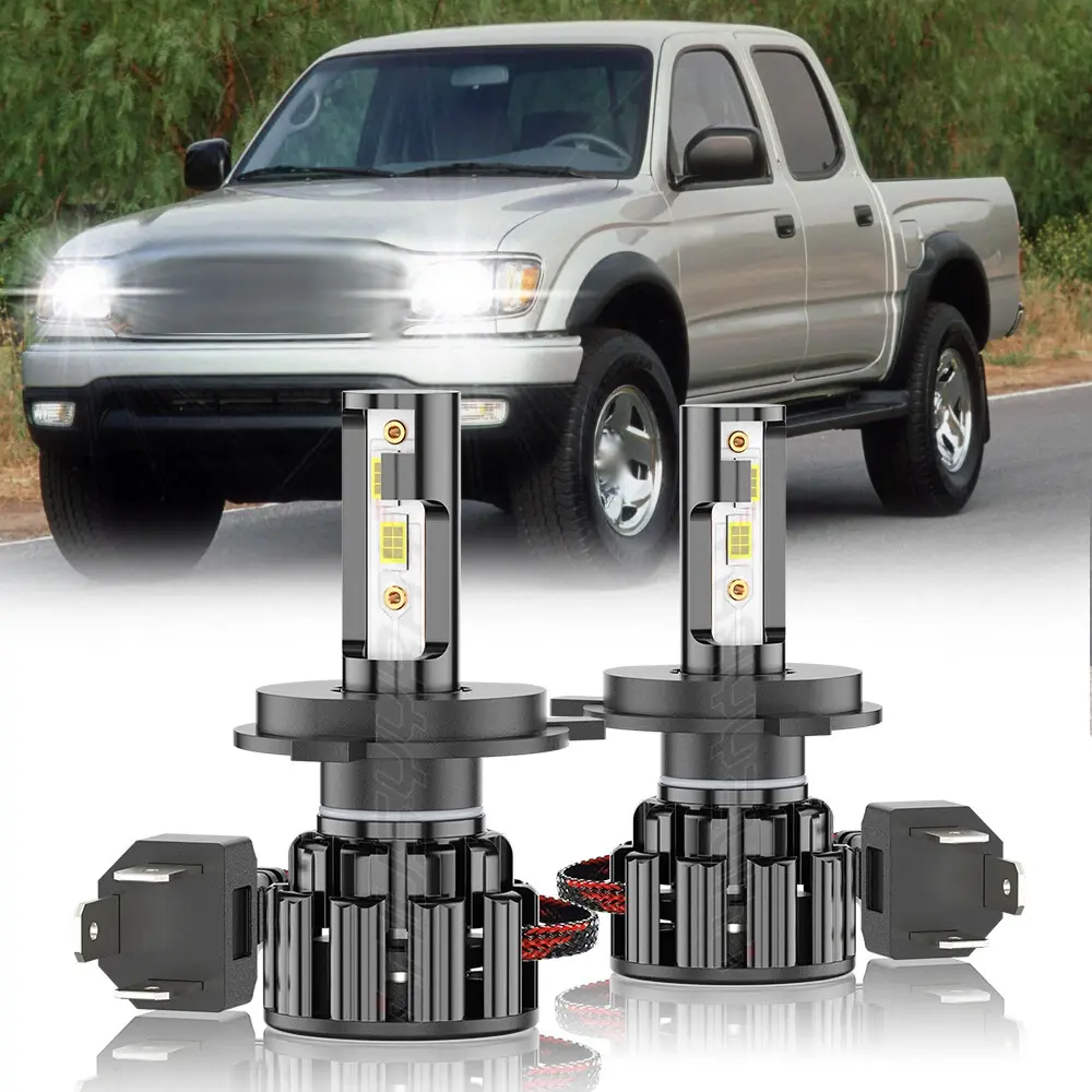 2pc 9003 LED Headlight Kit Bulbs for Toyota Tacoma 1997 1998 1999 2000 2001 2002 2003 2004 High Low Beam 6000K Super Bright Led