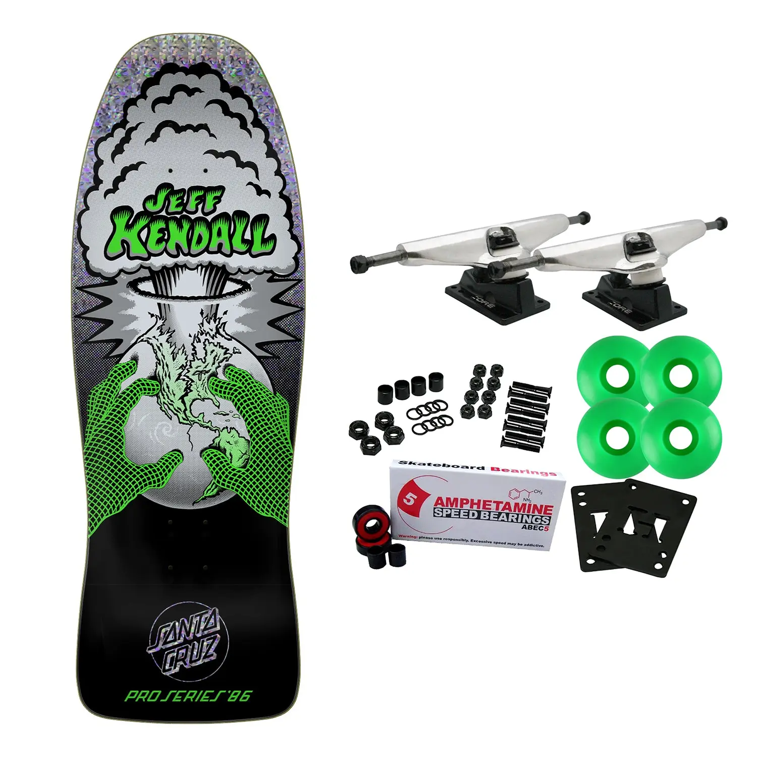 Santa Cruz Skateboard Complete Kendall End of the World Reissue 10.0" x 29.7"