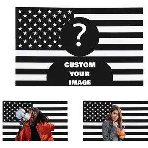 Custom America Flag Wall Tapestry - 40x30 in, 40x60 in, Personalized Image Design, Polyester-Cotton Light Linen Print, Funny Home Decor for Living Rooms, Dormitories