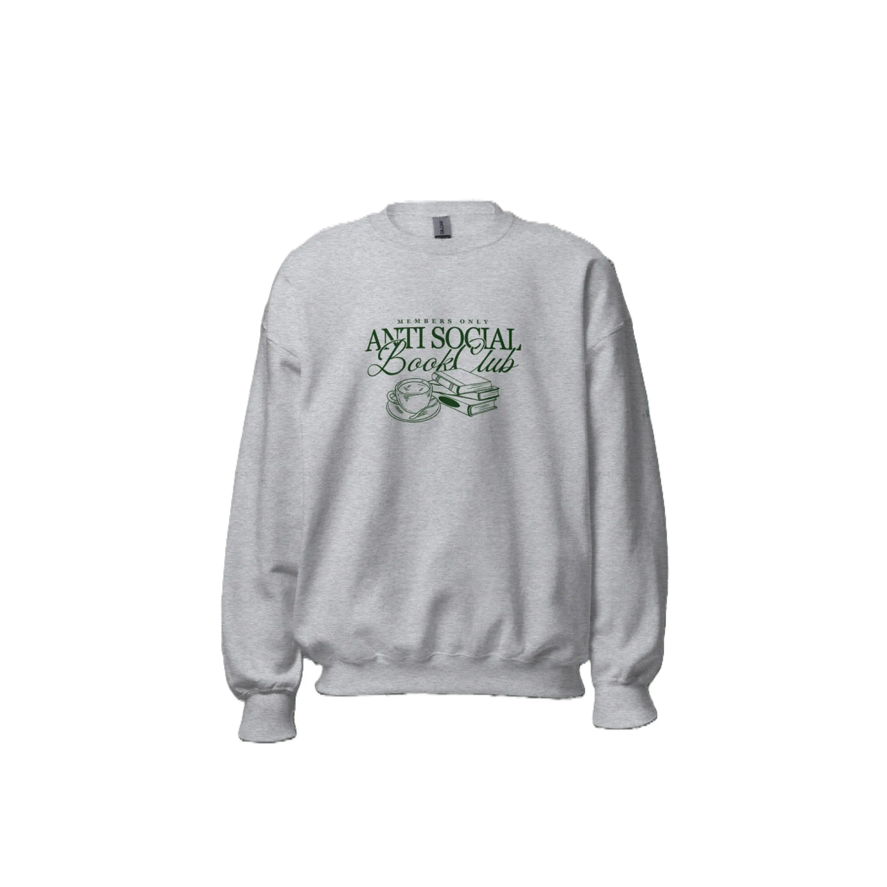 Unisex Anti Social Book Club Crewneck Bookish Sweatshirt Bookworm the Story of Us Gifts for Book Lovers