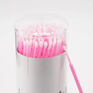 Disposable Micro Applicator Brush | Pink | 100 Pcs