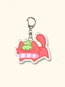 1pc/7pcs Back to School Dandy'S World cat funny meme, Adorable Cartoon, Video Game Theme Key Charm, Keychain for bags, The Cartoon Image Bag Charm for Young and Adult Gamers Alike, Acrylic Keychain for Boyfriends, Girlfriends, Party Gifts