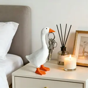 Cute Yellow Duck Figurine for Desk – Adorable Kawaii Decor That Brings Joy, Perfect Gift for Her
