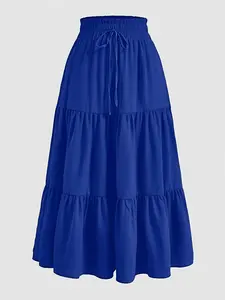 Elegant Women's Dress, Loose-Fitting Design, Comfortable Fit, Perfect for Casual & Formal Occasions, Stylish Fashion Statement Piece, Skirt