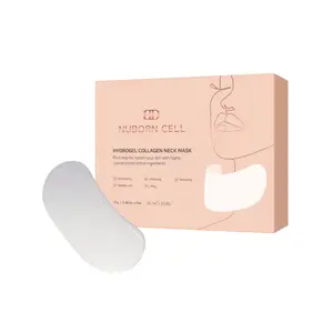 [Blanc Dubu] Nuborn Cell Hydrogel Collagen Neck Mask | Firming  Neck Treatment with Niacinamide, Hyaluronic Acid & Multi-Peptides | Ultra-Moisturizing Patch (5 Masks)