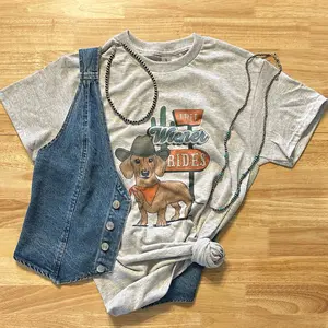 Free Wiener Rides Tee crewneck sweatshirt funny