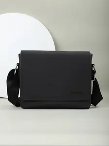 Men's Lightweight Crossbody Bag, Commuter Minimalist Style, 25 cm Large Capacity, Anti-Theft Zipper Pocket, Fits iPad/A4 Paper, Christmas Gift