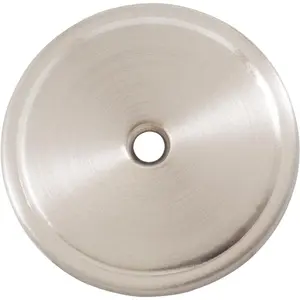 Bi-Fold Closet Door Knob Backplate, 1-3/4 Inches Satin Nickel
