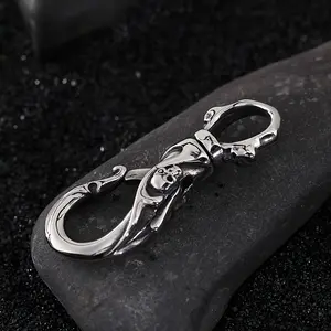 Fashionable and Unique Skull Stainless Steel Men's Keychain