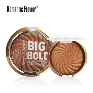 Dark bronze powder, facial bronzer, pressed waterproof highlighter makeup, face and body blush contour powder, Bronzed Glow Up