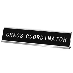 Chaos Coordinator Desk Signs, Funny Desk Signs for Office