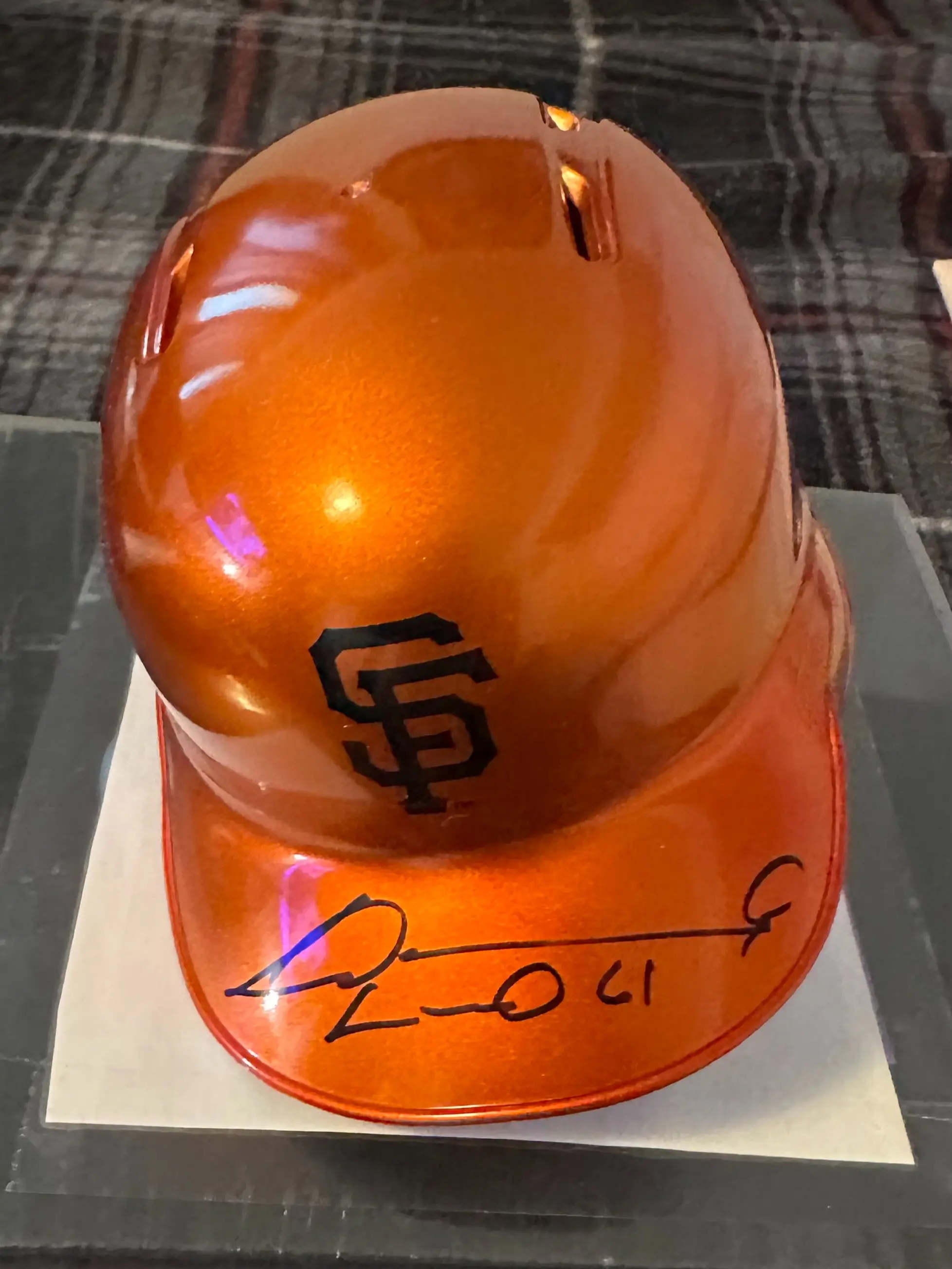 Hit Parade 2026 exclusive DOME Certified Autographed Baseball Full Size Helmets Series 1.  Big Barry's Sports Breaks and Hit Parade Trio break with complimentary card included.