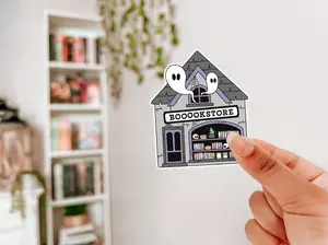 Booookstore Spooky Season Sticker