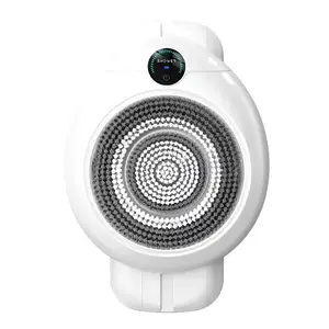 Electric Body Scrubber Bath Brush, Shower Power Scrubber, Automatic Back Scratcher, Ipx7 Waterproof Detachable Head, Smart Shower Machine, Wall Mounted