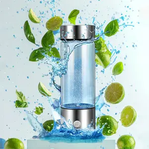 Hydrogen Water Bottle, Hydration Bottle, Traveler Water Bottle, 1 Count Hydrogen Water Generator, Water Glass Cup Rich in Hydrogen, Drinkware Mug for Home School Outdoor Travel, Digital Tumbler