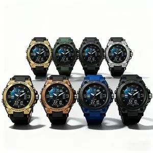 Men's Sporty Digital Watch Trendy Electronic Wristwatch for Daily Wear With Gift Box