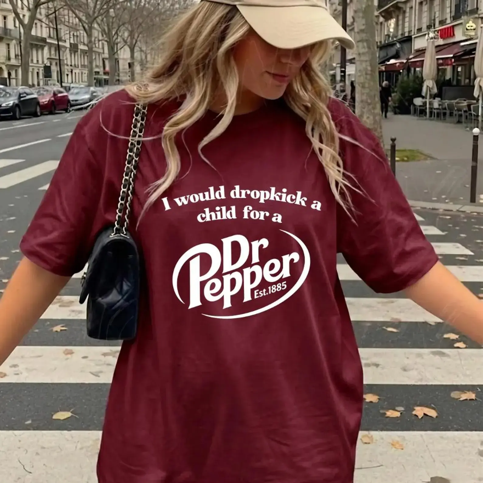 I Would Dropkick A Child For A Dr.Pepper T-Shirt - Dr.Pepper Est 1885 Tee - Funny Soda Lover Apparel.