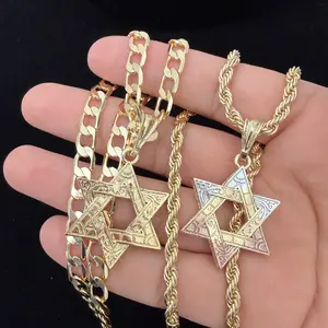 David Star 14k Gold Plated Necklace
