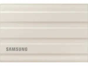 SAMSUNG T7 Shield 1TB USB 3.2 Gen 2 External Solid State Drive MU-PE1T0K/AM (Beige)