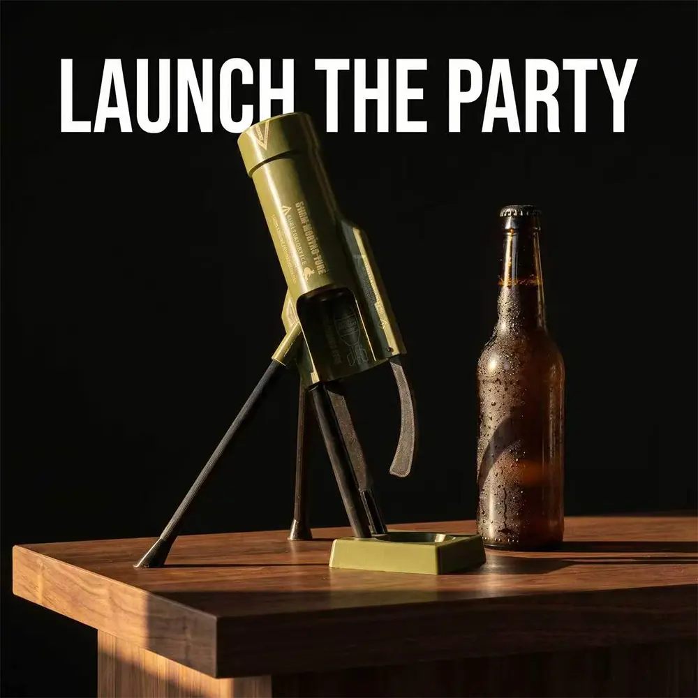 Beer Bottle Mortar-shaped Bottle Opener-For 300ml/330ml/500ml, Utensils, Kitchen Household Products