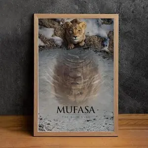Mufasa The Lion King Movie Poster,