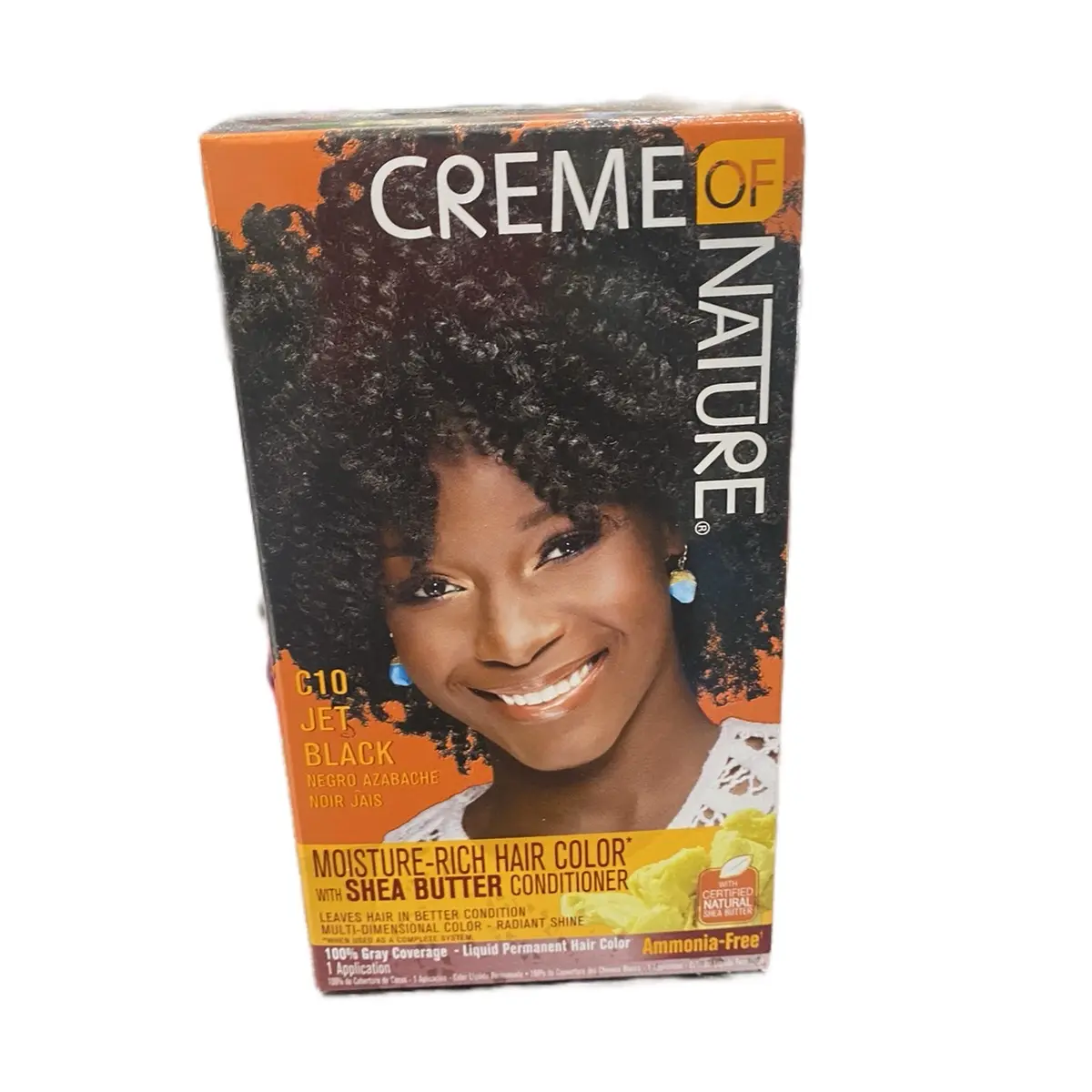 Creme Of Nature Moisture-Rich Hair Color - C10 Jet Black