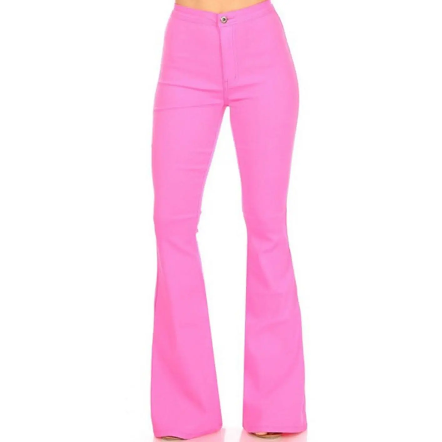 Lainey Pink Flare Jeans