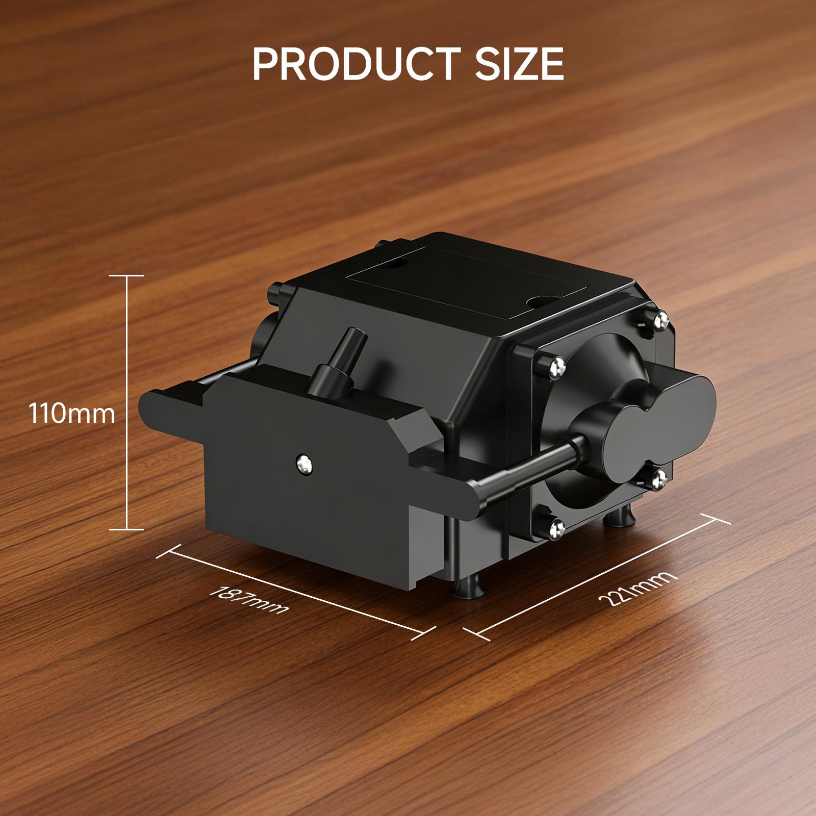 Air Assist for U1 Laser Engraver 7W 12W, Powerful Airflow Low Noise Air Pump with Adjustable Knob, Enhanced Engraving & Cutting Effect for Wood Metal Acrylic