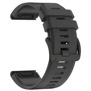 22/26mm Sports Watchband Smart Watch Strap For Garmin Fenix 8 7 Series Bracelet For Garmin Forerunner 970 Quatix 8 Tactix7 Silicone QuickFit Strap Accessories Wearable Accessory