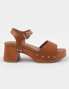 BAMBOO Silveroak Womens Platform Heels