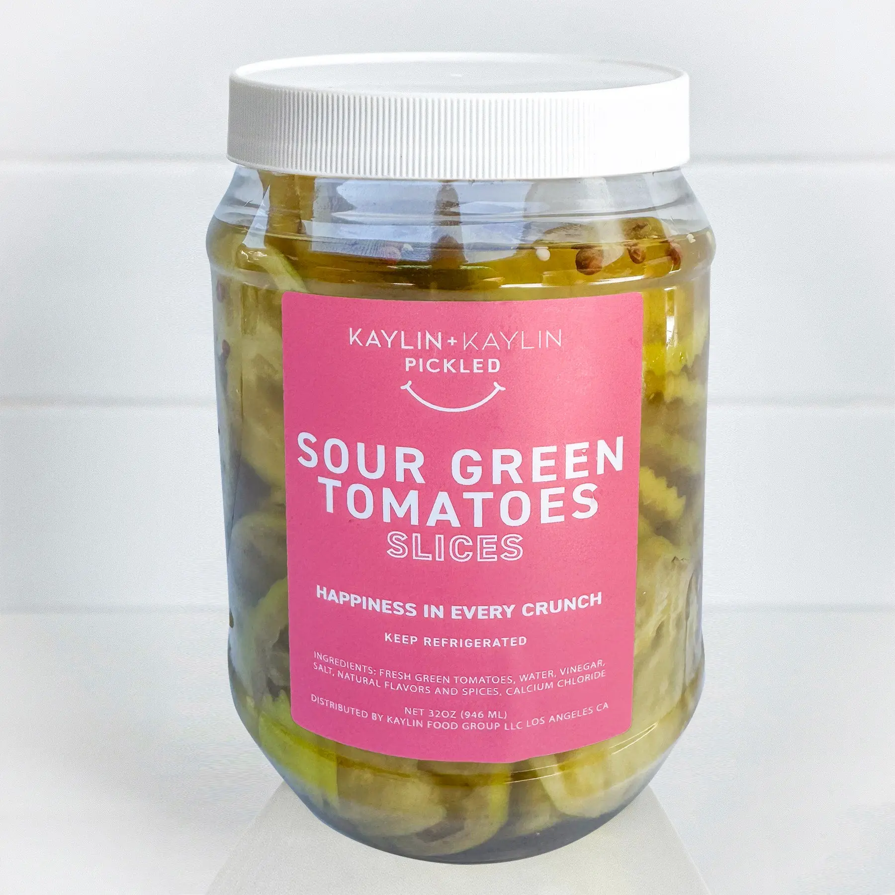 Pickled Green Tomatoes: Slices Pickled Green Tomatoes: Slices