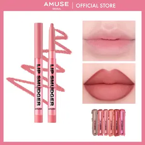 [AMUSE Seoul Official] LIP SMUDGER | 6 Shades l Overlining Lip Hack, Lip Liner, Creamy, Long-lasting